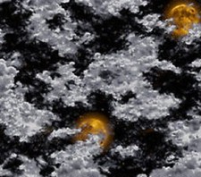 Listing image for Fat Quarter Night Sky Print Cotton Quilting Fabric Fresh Water Designs