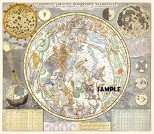 Listing image for Astronomy Star Map VINTAGE Retro Travel Advert science posters print